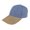 Denim Blue/Tan, variant on Top Headwear Washed Denim Cap w/ Suede Bill - Denim Navy/Tan