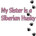 thumbnail image 2 of CafePress - My Sister Is A Siberian Husky Infant Bodysuit - Baby Light Bodysuit, Size Newborn - 24 Months, 2 of 4
