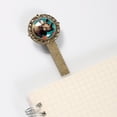 thumbnail image 3 of Rhinoceros Antique Bronze Lace Bookmark: a Gift for Book Lovers and Book Mark Enthusiasts, 3 of 5
