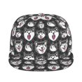 thumbnail image 2 of Haiem Husky Classic Snapback Cap Flat Bill Hat Baseball Cap Adjustable Size Cotton Dad Hat, 2 of 9