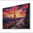 thumbnail image 2 of Designart "Eiffel Tower s Harmonious Presence in Paris II" Franch Print on Natural Pine Wood, 2 of 5