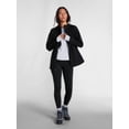 thumbnail image 3 of Ozark Trail Women's and Women's Plus Asymmetrical Zip Rain Jacket, Sizes XS-3X, 3 of 6