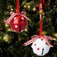 thumbnail image 6 of BQBQERT 12 Pcs Large Christmas Pendant Set Christmas Bells Craft Metal, 6 of 9
