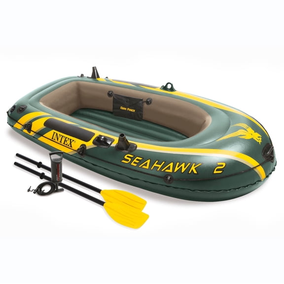 Intex Seahawk 2 Inflatable Boat Set With Oars And Air Pump | 68347EP