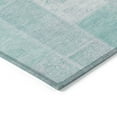 thumbnail image 4 of Addison Rugs Chantille Indoor/Outdoor Traditional Patchwork Aqua Washable Rectangle Rug, 9' x 12', 4 of 6