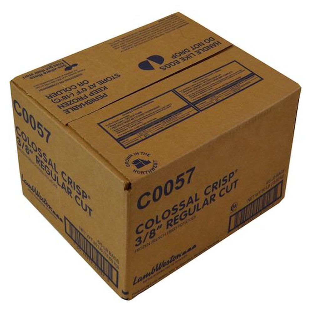 Lamb Weston Colossal Crispy Coat Cut Potato Fry 5lbs (PACK OF 6)
