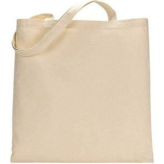 TBF (12 Pack) 1 Dozen 100% Cotton Reusable Blank Tote Bags Tob293