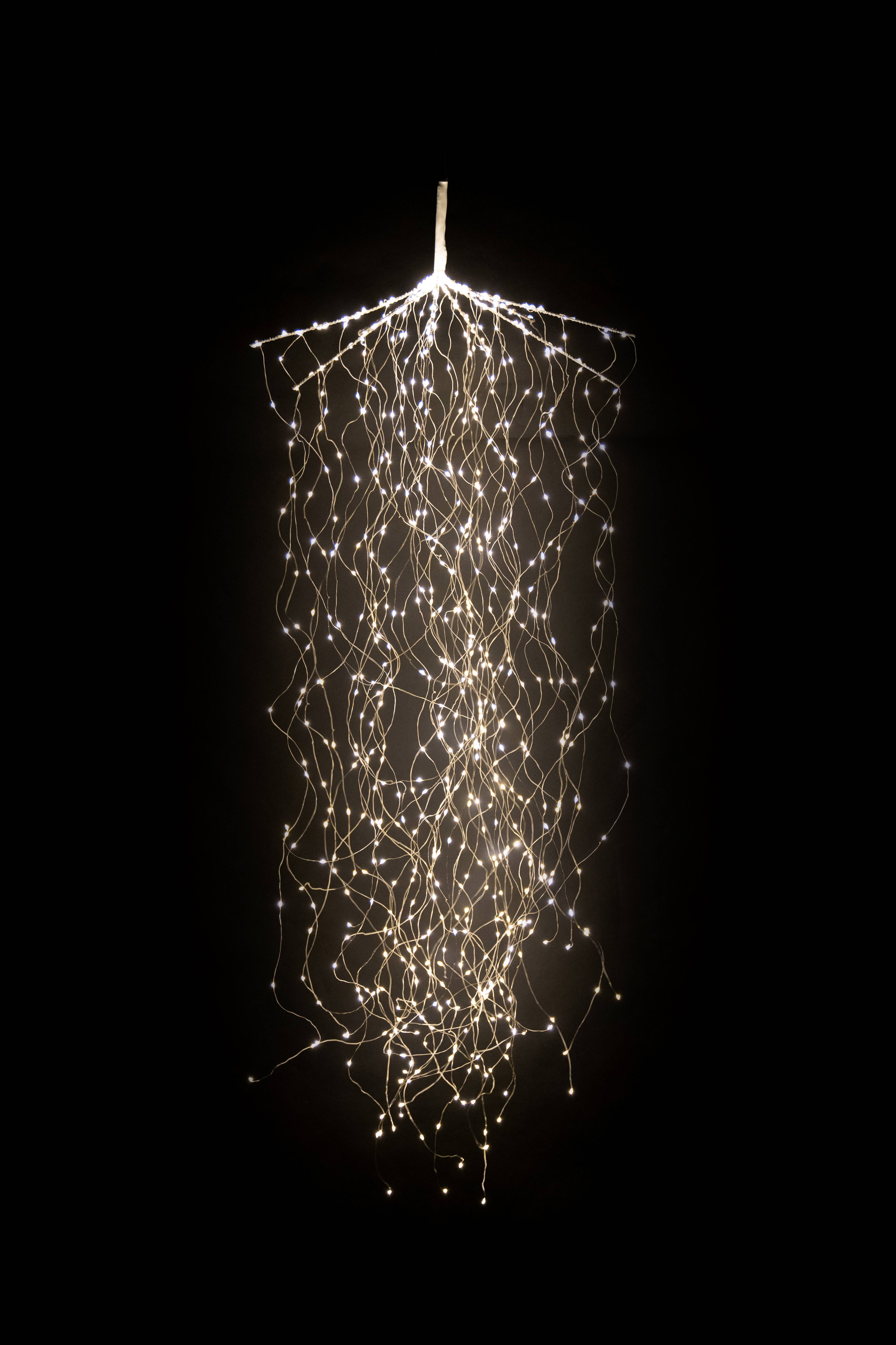 Cascading Waterfall Light Curtain W/ 720 WW Led