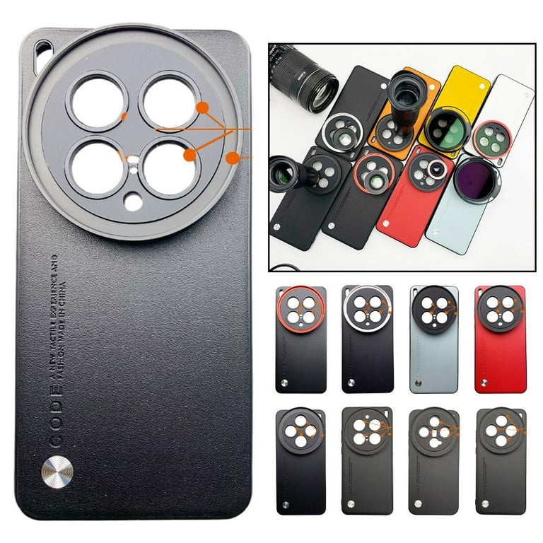 Vivo X200 Pro Phone Case with 17mm and 67mm Thread - Black with