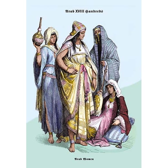 Arab Women, 19th Century Fine art canvas print (20" x 30")