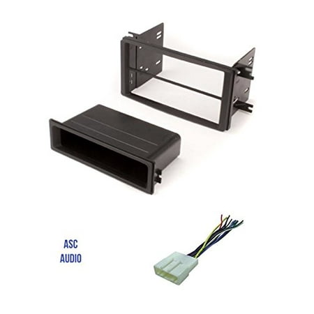 ASC Car Stereo Install Dash Kit and Wire Harness for installing an Aftermarket Single or Double Din Radio for 2009-2013 Subaru Forester, 2008-2011 Subaru Impreza, 2008-2014 Subaru WRX - No Factory