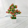 thumbnail image 3 of Coofit Artificial Potted Plant Simulated Fake Plant Fake Flower for Home Decoration, 3 of 6