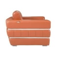 thumbnail image 5 of Titan Furnishings 35" Modern Genuine Italian Leather Chair in Camel Brown, 5 of 9