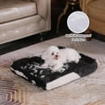 thumbnail image 2 of Waterproof Dog Crate Bed,Plush Dog Bed with Removable Washable Cover,Faux Fur Dog Crate Pad for Extra Large Dogs,Fluffy Washable Dog Kennel Bed 41"x27",Dark Grey, 2 of 14