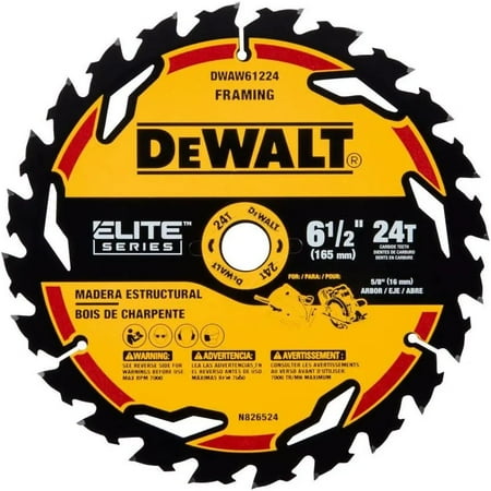 

DEWALT 6 1/2IN 24T Elite Series Blister