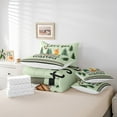 thumbnail image 4 of Erosebridal Ensembles de Literie Happy Camping Taille Très Grand, Ensembles de Couette RV Car avec Draps, Décor Rustique de Ferme, Réversible 7 Pcs, 4 of 5