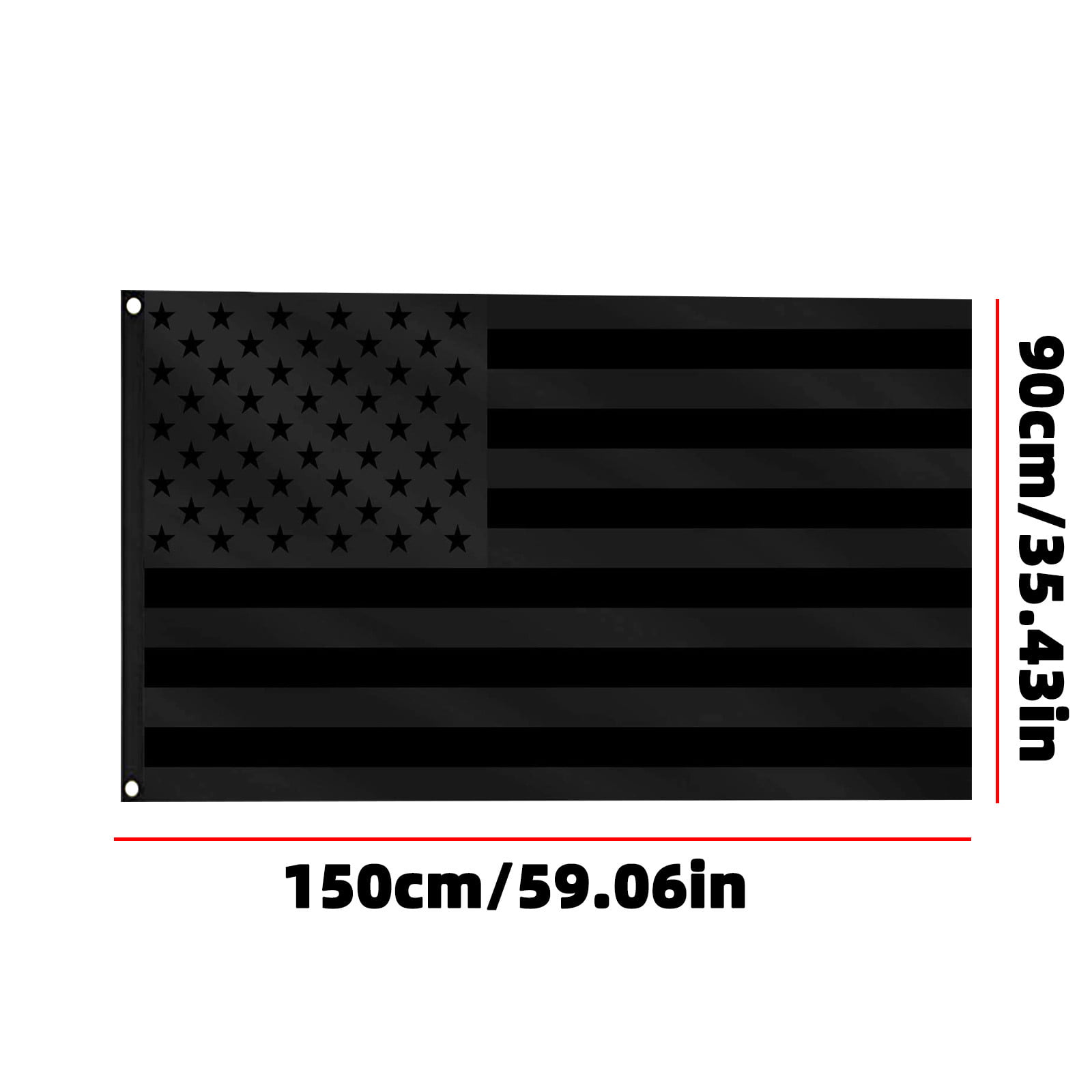 Black and White Checkered 4x6 Foot Flag Banner 150D Super Polyester 