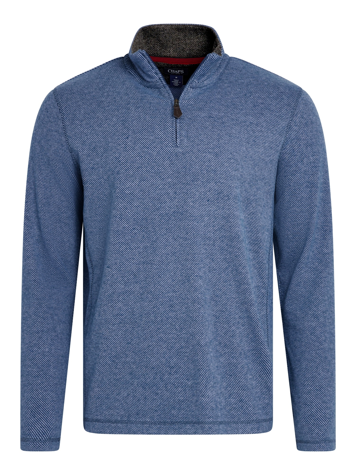 Chaps Men's & Big Men's Woodland Quarter Zip Sweater, Sizes S-2XL