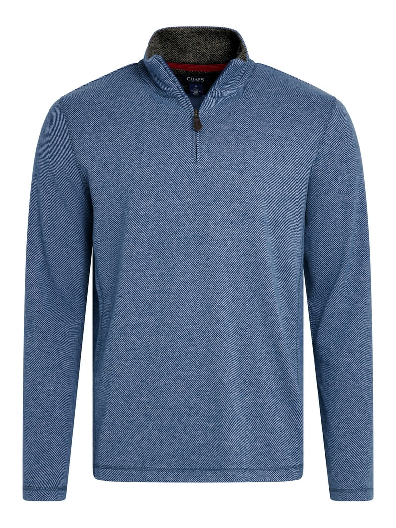 トップス cha Chaps Men's & Big Men's Woodland Quarter Zip Sweater, Sizes S-2XL