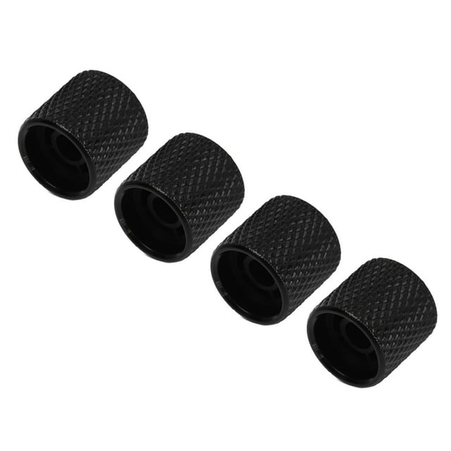 Potentiometer Knob, Professional Wide Compatibility Bass Knob Easy Installation 4Pcs For Replacement Silver,Black,Gold