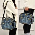 thumbnail image 5 of FORMRS Student Insulated Lunch Bag with Shoulder Strap Reusable Cooler Box for School, Yellow Forest Pattern, 5 of 9
