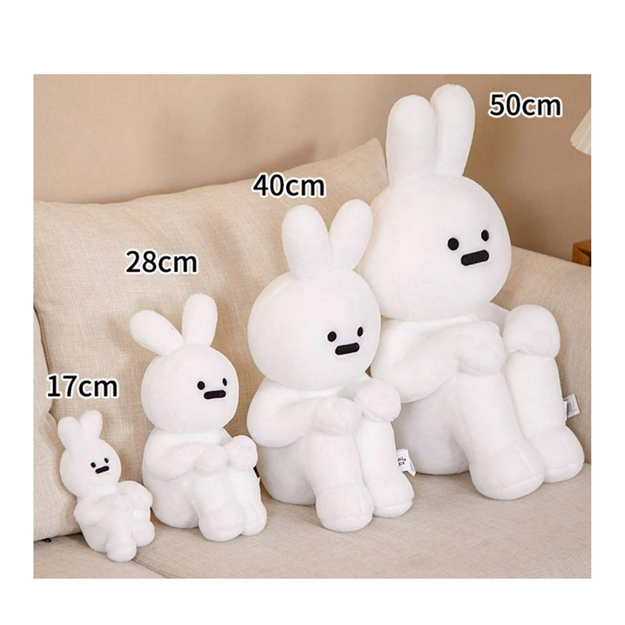 Kawaii Artist Bunny Plush Toy Dolls Thinking Rabbit Stuffed Animal