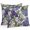 Purple Indigo Beige, variant on Throw Pillow Covers 18x18 Inch Set of 2, Spring Flowers Waterproof Outdoor Pillow Covers, Purple Hydrangea Orchid Floral Country Beige Decorative Cushion Pillowcases for Couch, Sofa, Bed, Patio