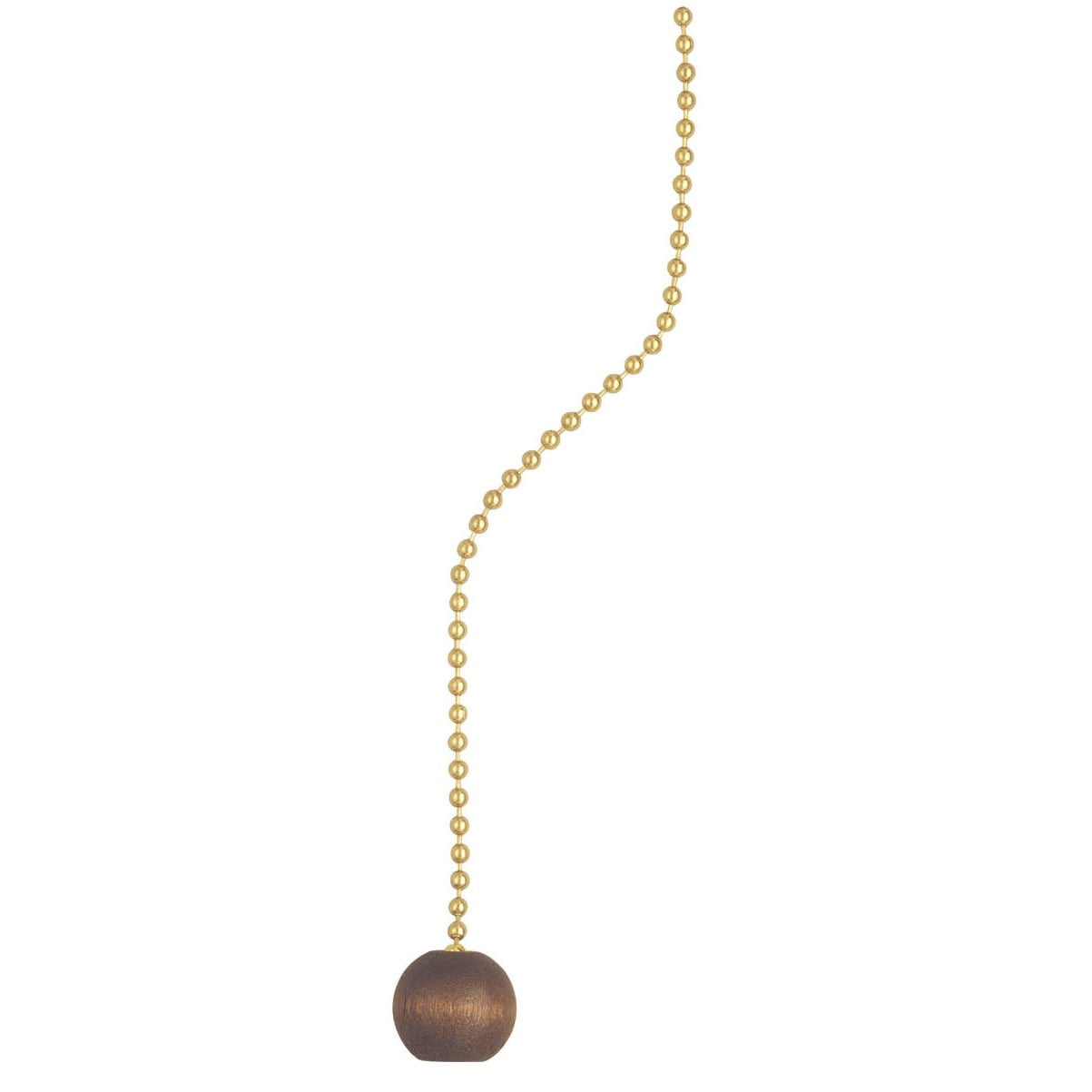 7066100 Light Fixture Pull Chain With Wooden Ball