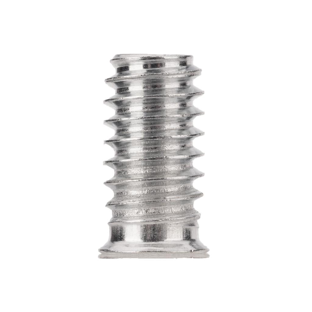 Pack of 125pcs Screw Set 5-10mm Furniture Threaded Nut Set Convenient Wood Threaded Insert Assortment for Wood Furniture