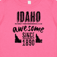 thumbnail image 4 of Inktastic Idaho Awesome Since 1890 Boys or Girls Baby T-Shirt, 4 of 5