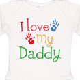 thumbnail image 4 of Inktastic I Love My Daddy Boys or Girls Long Sleeve Baby Bodysuit, 4 of 5