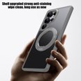thumbnail image 5 of S25 Ultra Heavy Duty Magnetic Case, 360° Rotatable Stand, PC+TPU Shockproof Protection, Wireless Charging Support, Anti-Slip, Easy to Clean, 5 of 6