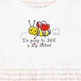 thumbnail image 4 of Inktastic Bee Future Big Sister Girls Baby Dress, 4 of 5