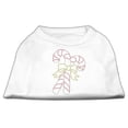 thumbnail image 4 of Christmas Pet Dog  Cat Shirt Rhinestone, "Candy Canes", 4 of 11