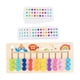 thumbnail image 3 of Juguetes Montessori, rompecabezas deslizante, juegos de mesa, juguetes de madera, juego familiar, iluminación. 10 colores, 3 of 9