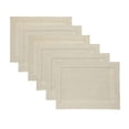 thumbnail image 1 of Juego de 6 sábanas Placemats Solino Home Classic con hemstitch, 35 x 48 cm, 1 of 5