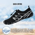 thumbnail image 3 of Watelves Men Women Quick Dry Thin Sole Water Socks Non Slip Aqua Shoes for Beach Pool Surfing Swimming Snorkeling Kayaking River Walking Diving Water Sports, 3 of 7
