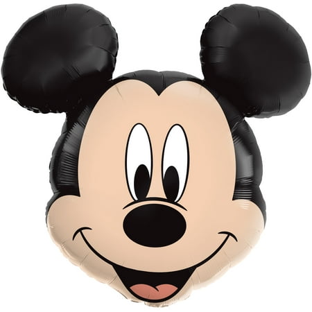 Disney Mickey Mouse Face All Occasion and For All Ages 35" Foil Balloon