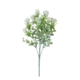 thumbnail image 3 of Artificial Flowers 1 Stem Plastic Plant Shrub Greenery for Garden Patio Wedding Farmhouse Indoor Decor, 3 of 9