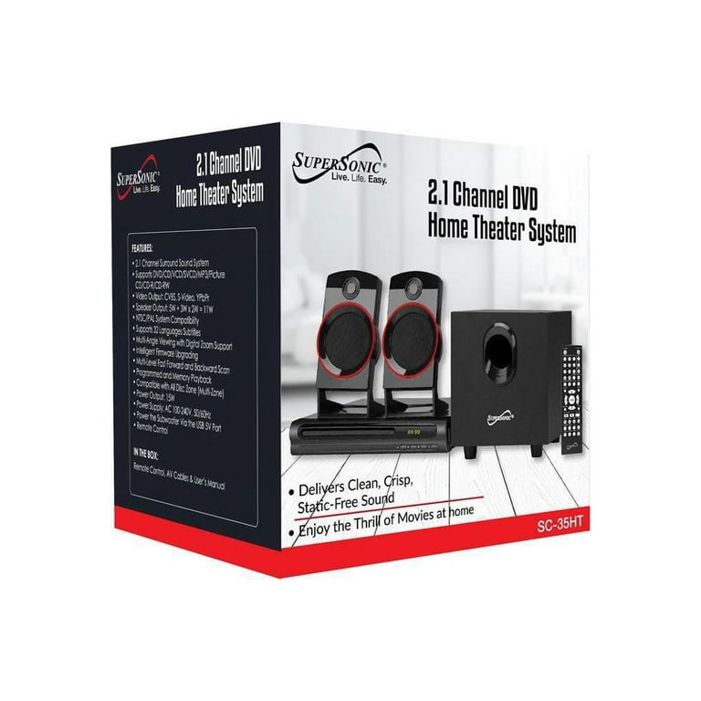 Supersonic 2.1 sales multimedia speaker system