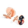 thumbnail image 3 of Sea Slug Elegant Cufflink Set for Formal Attire, Made of Stainless Steel for Special Occasions, 3 of 6