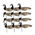 thumbnail image 1 of DYNWAVECA 12 Pieces Geese Silhouette Decoys Stackable Realistic for Outdoor Pond Field black, 1 of 10