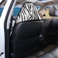 thumbnail image 5 of POLERO Zebra Stripe Pattern Car Seat Towel Cover Washable, Suitable for SUV Seats Van Truck Seat, Terry Cloth Car Seat Cover for Trucks Vehicle, 5 of 7