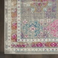 thumbnail image 6 of 2â€™ x 10â€™ Gray Distressed Ornamental Runner Rug, 6 of 11