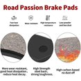 thumbnail image 4 of WWS-Rear Brake Pad Set Replacement for CAN-AM Spyder RT (3 cyl eng/6 speed) 2013-2021/ Spyer RT-S (3 cyl eng/6 speed) 2013-2017/ Spyder RT LTD (3 cyl eng/6 speed) 2013-2021, 4 of 4