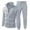 Z-Light Gray, variant on KKBOTIVE Tracksuit Set for Men Winter Clothes Athletic Sports Casual Full Zip Warm Jogging Sweatsuit Gym Sweat Suits, Black, Size XXL