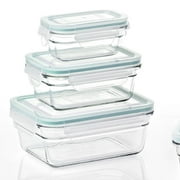 Glasslock Ovenproof Food Storage Containers with Lid, 10 Piece
