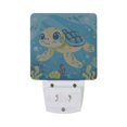 thumbnail image 2 of Cute Turtle Swimming Night Light 2 Pack LED Nightlight Plug into Wall Dusk to Dawn Sensor Soft White, 2 of 7