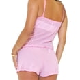 thumbnail image 6 of Yunliwuli Women's 2 Piece Pajama Set Sleeveless Dot Print Cami Tops Casual Shorts Sleepwear Sets, 6 of 7