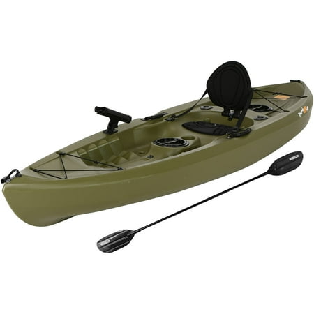 Lifetime Tamarack 120 Angler Kayak, Olive Green